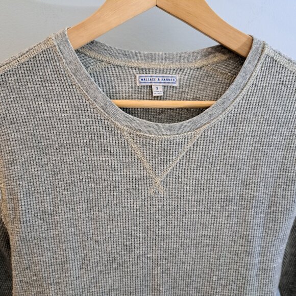 Wallace & Barnes Men's S Athletic Fit Long Sleeve Crewneck Thermal Style #F7054 - Picture 6 of 15